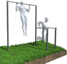 QLS Pull Up Bar Outdoor Multi